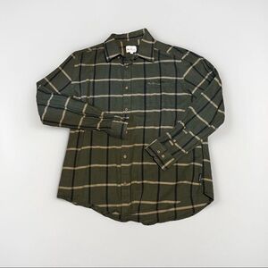 Ben Sherman Dark Green Plaid Men's Shirt